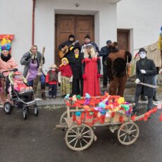 Masopustní průvod v Crhově