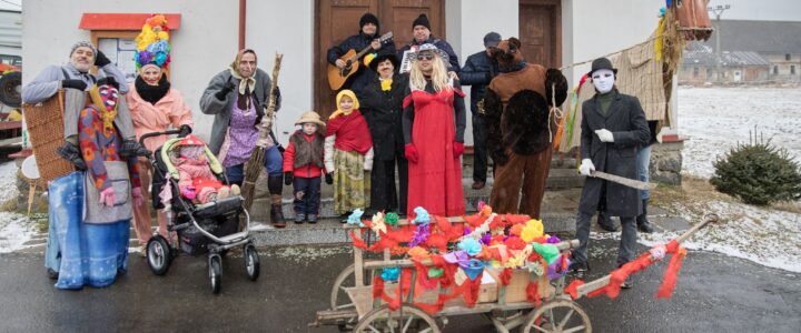 Masopustní průvod v Crhově